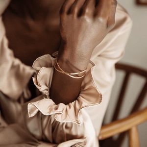 Tribe Alive Rose Gold Criss Cross Cuff
